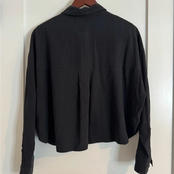 Madewell Lusterweave Hartfield Crop Shirt - Picture 4 of 6